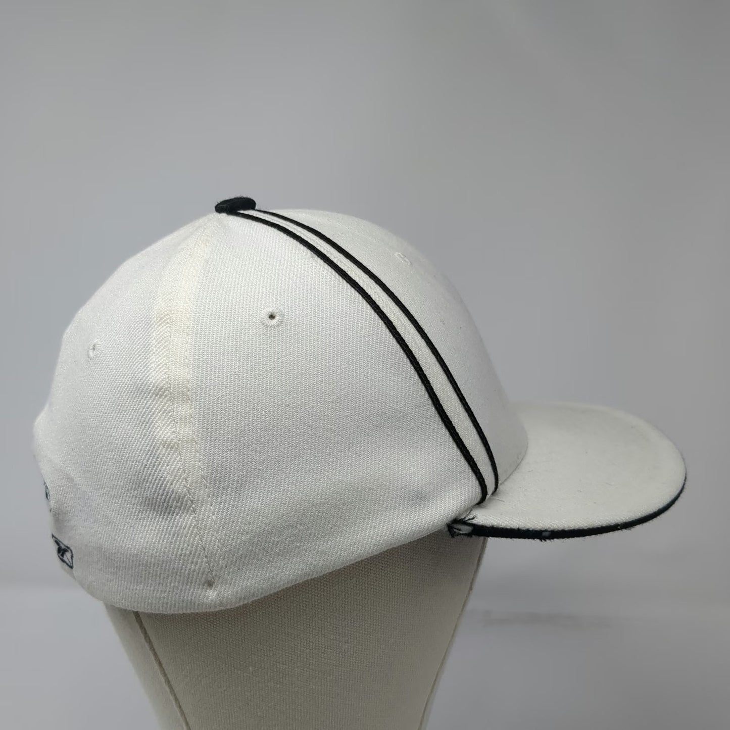 Reebok Rbk Football White One Size Baseball Cap Stretch Fit Pennington Hat