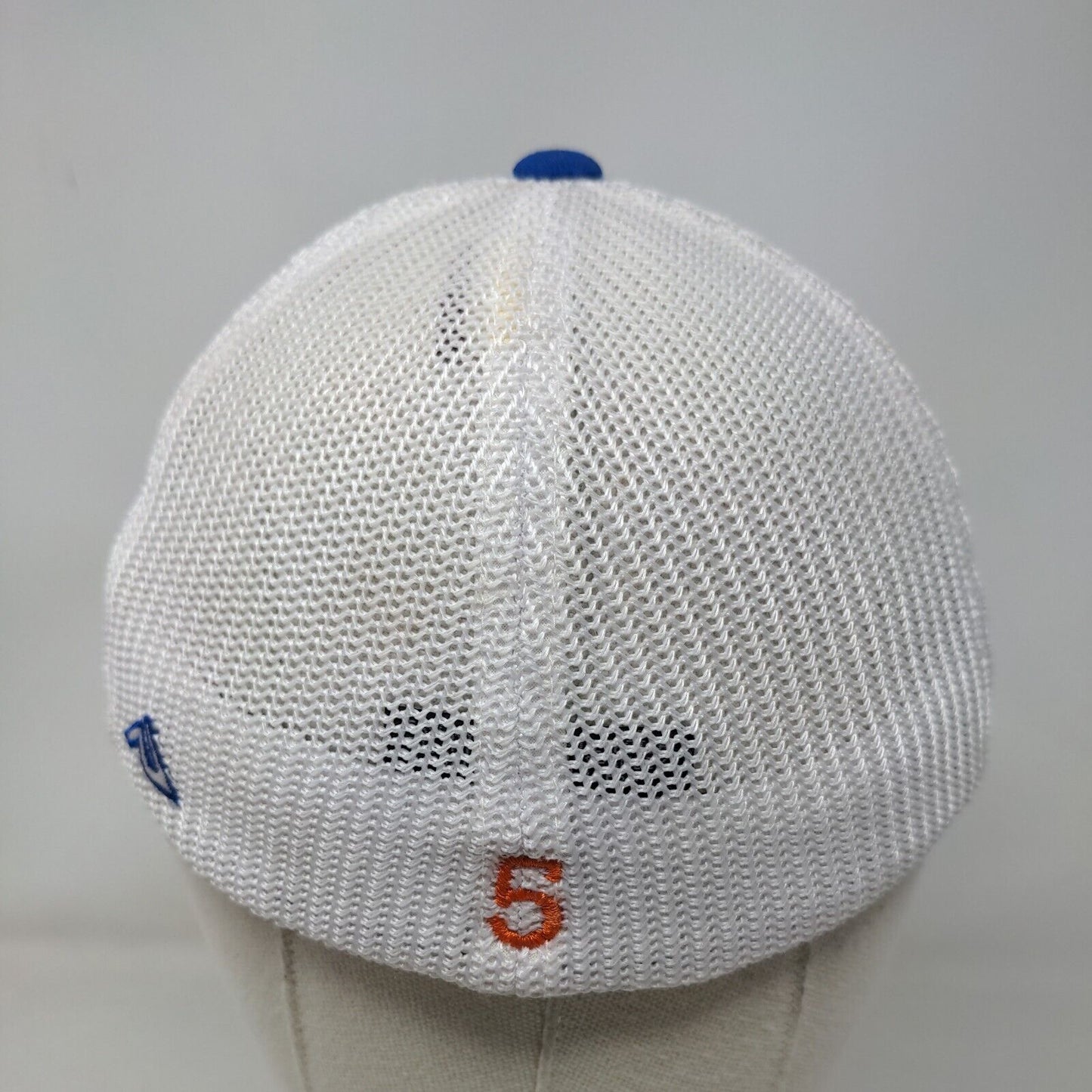 Pacific Headwear Boys Mesh Back Fitted Hat Blue 6 3/8 6 7/8 Embroidered GC Logo