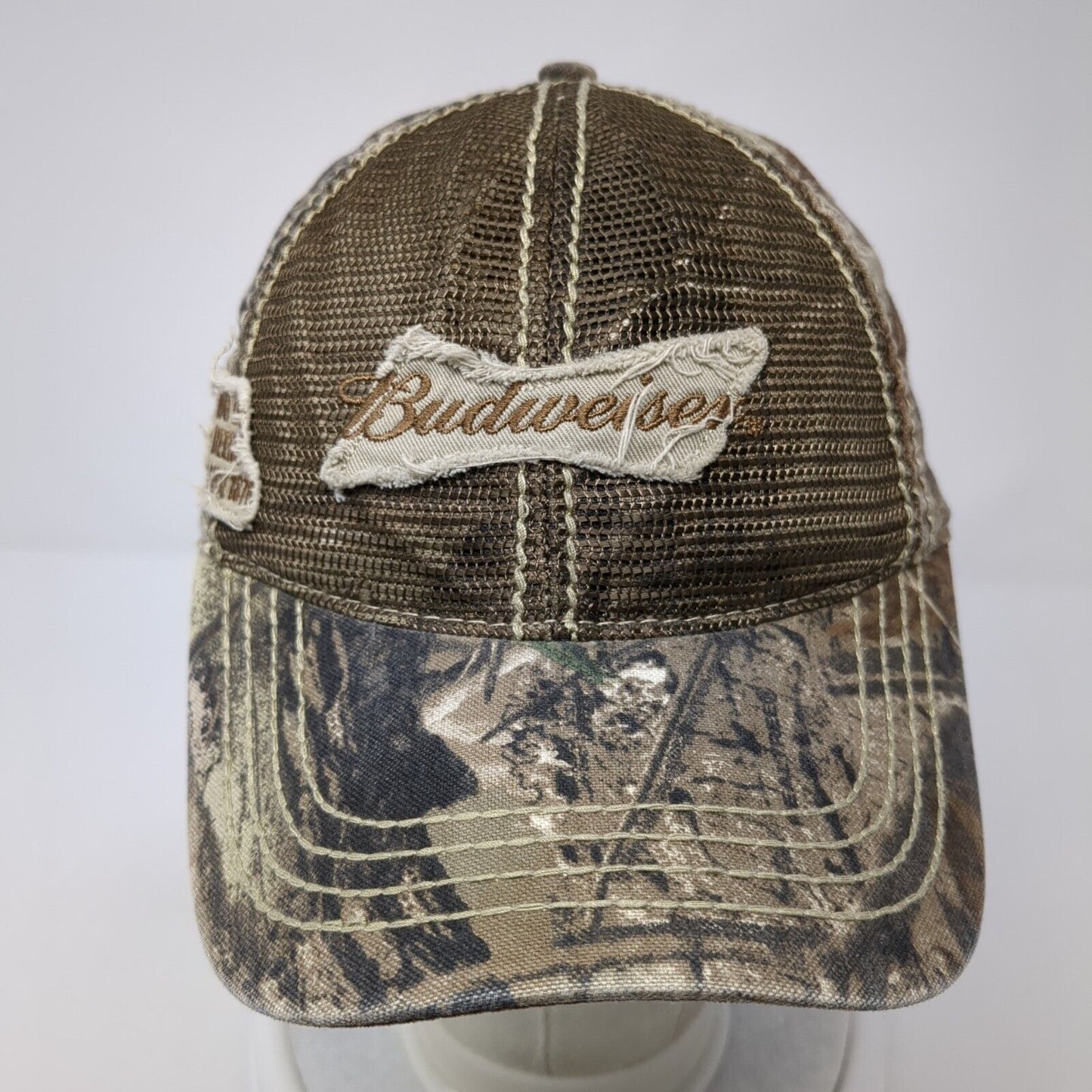 Budweiser King Of Beers Strapback Hat Camouflage OS Size Adjustable Paramount