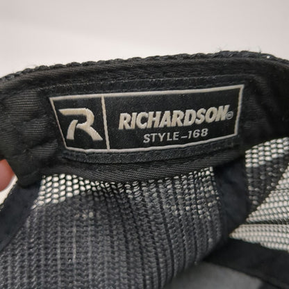 Richardson 5 Panel Gray One Size Mesh Snapback American Proud Diesel Power Hat
