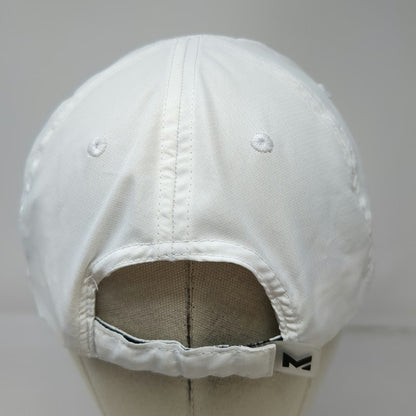 Mission Baseball Cap White One Size Cooling Technology Wet To Cool Strapback Hat
