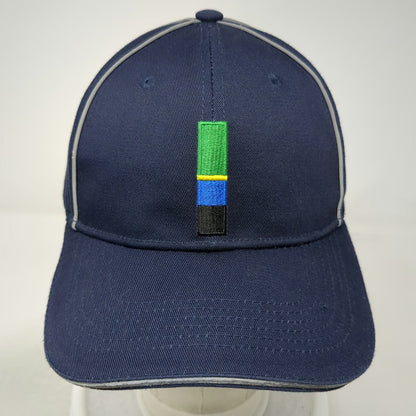 Image Solutions Baseball Cap Blue One Size Reflective Piping Tanzania Flag Logo