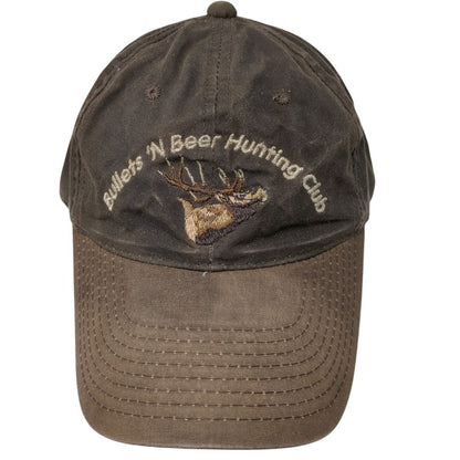 Bullets 'N Beer Hunting Club Slideback Hat Brown One Size San Martin
