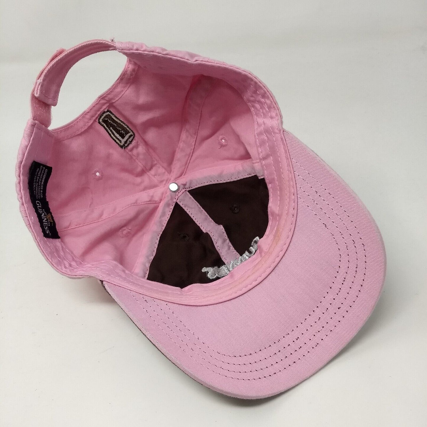 Guinness Strapback Hat Multi OSFA Adjustable Colorblock Rhinestone