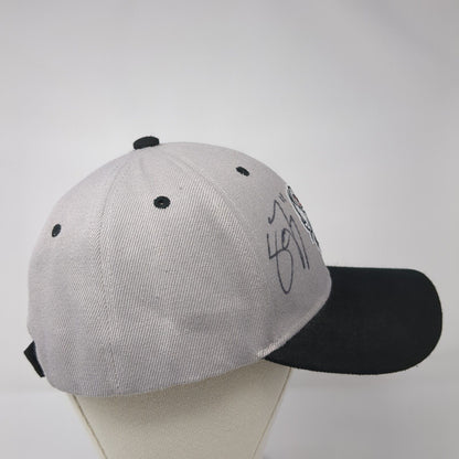 Idaho Falls Chukars Strapback Hat Grayt OSFA Embroidered Logo Autographed