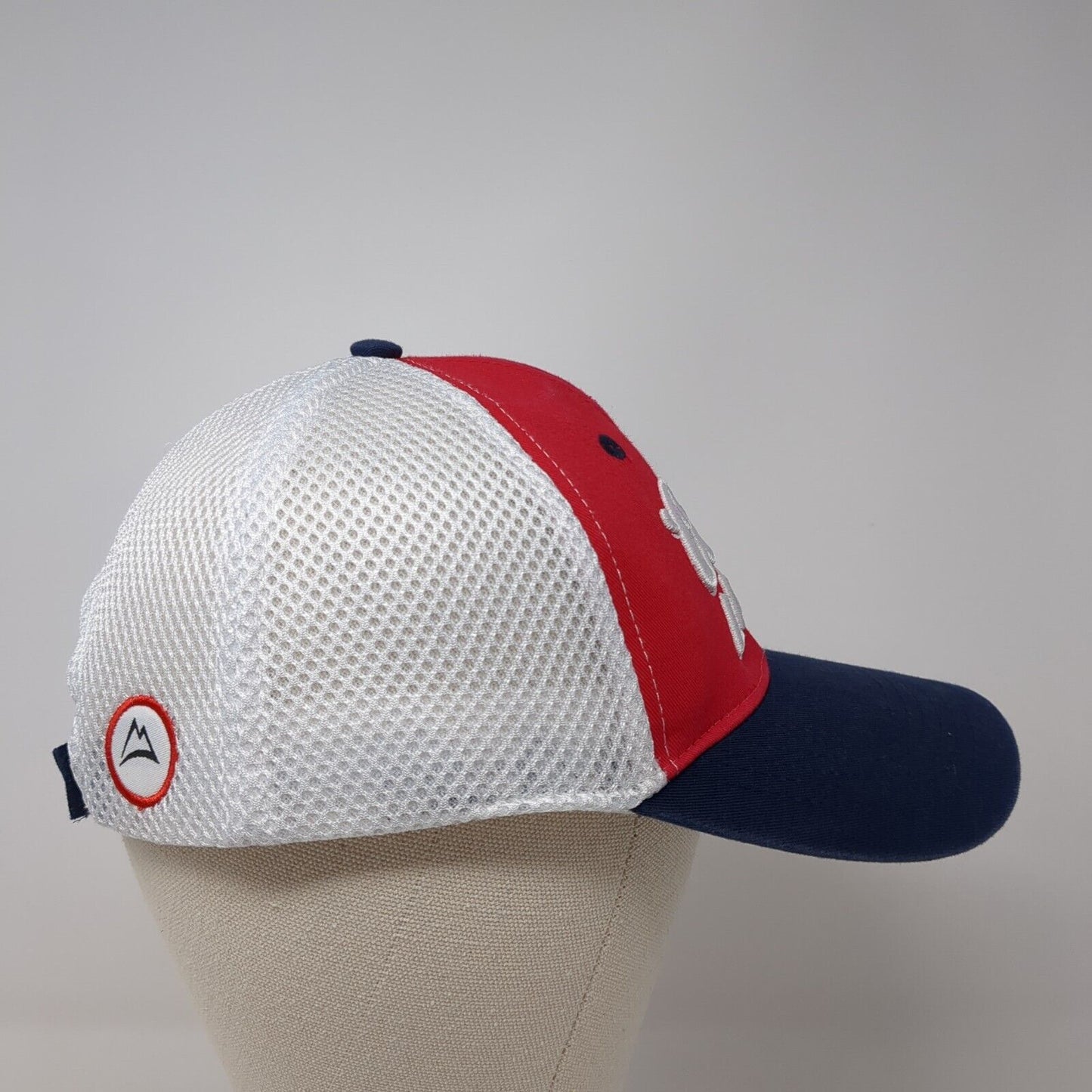 Coors Light Strapback Mesh Back Trucker Hat Multi One Size Colorblock