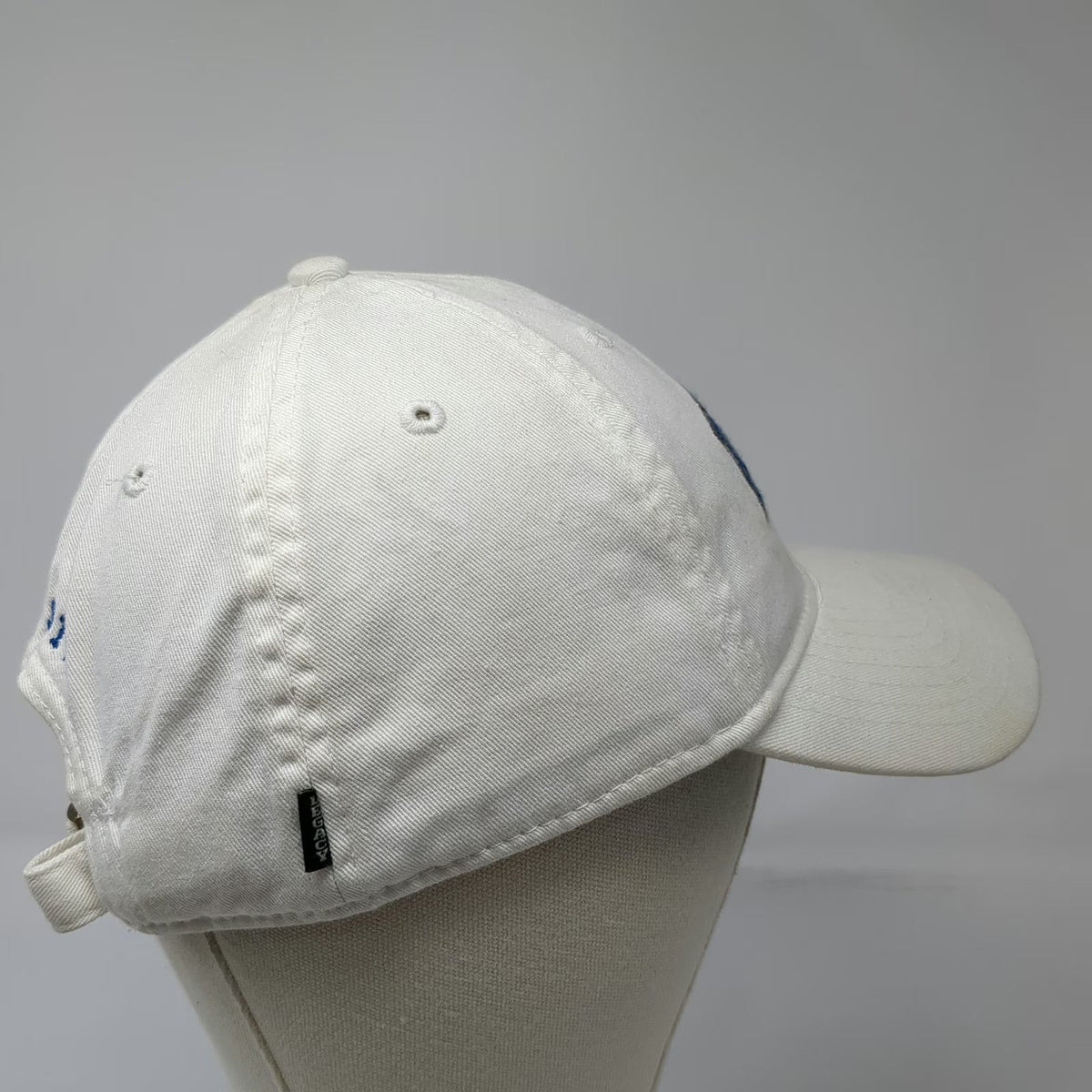 Legacy Baseball Cap White One Size Bentley University Est 1917 Slideback Hat