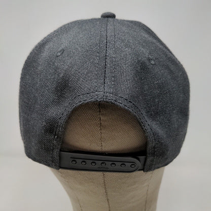 Otto Men's Snapback Hat Gray OSFM Embroidered Outcry Tour Logo Acrylic Wool