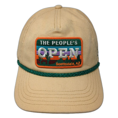 Barstool Sports 5 Panel Orange OSFM Hat Rope Patch Phoenix Open Scottsdale AZ