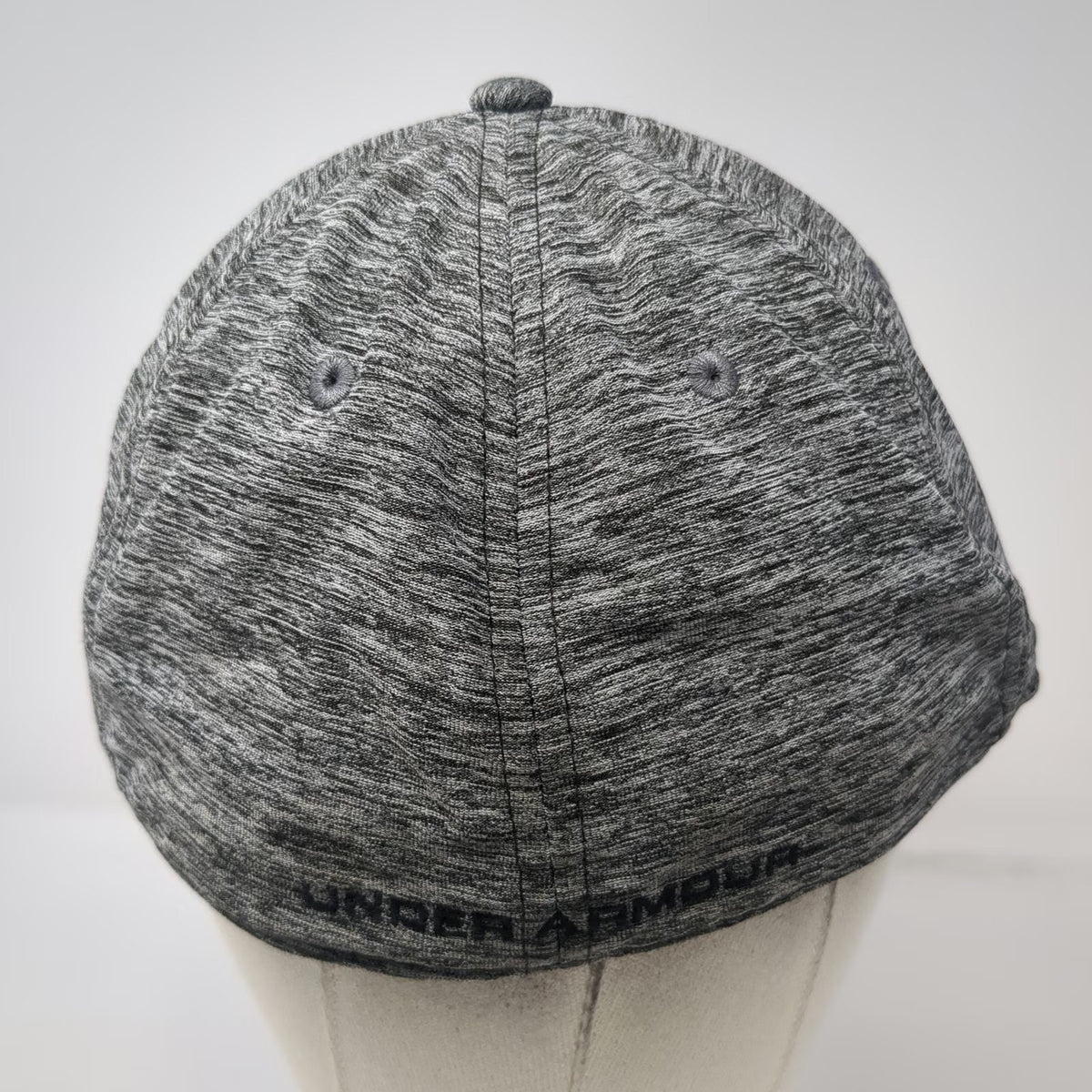 Under Armour Baseball Cap Gray XL Fitted Embroidered Logo Heathered Athletic Hat