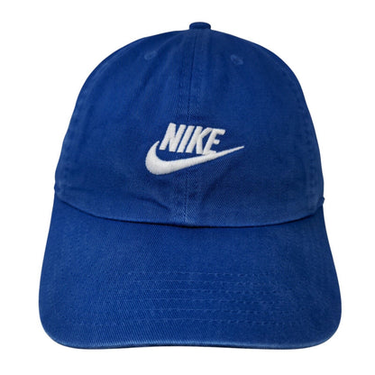 Nike Swoosh Slideback Hat Blue OSFM Heritage86 Embroidered Adjustable
