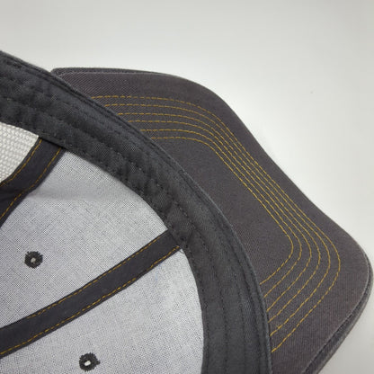 Schluter Systems Strapback Trucker Hat Gray OS Adjustable Embroidered Mesh Back