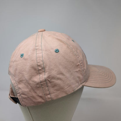 Tommy Bahama Baseball Cap Pink OSFM Hibiscus Flower Embroidered Hat Strapback