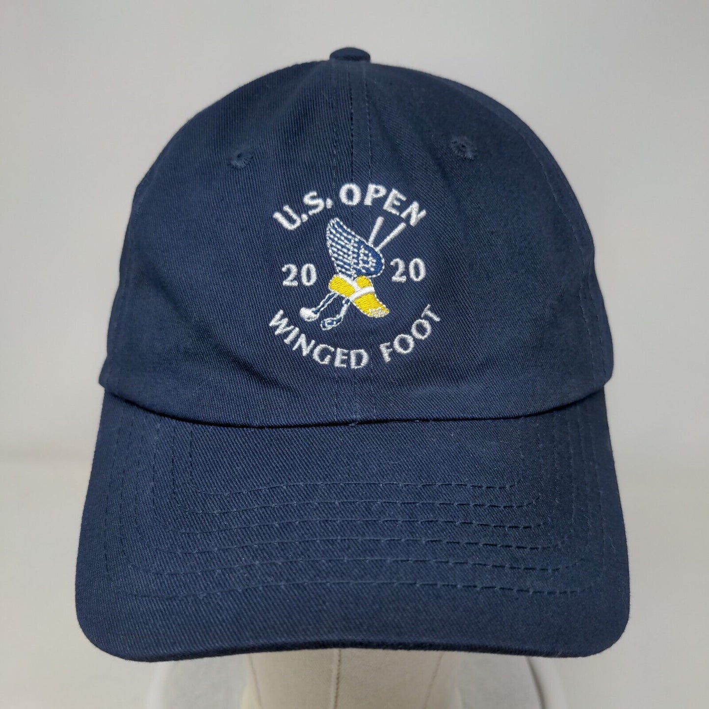 US Open 2020 Winged Foot Slideback Hat Blue One Size USGA Member