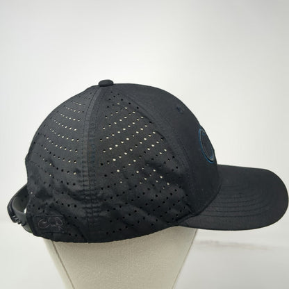 CMG Financial Mortgage Trucker Hat Black OSFM Perforated Snapback Blue Underbrim