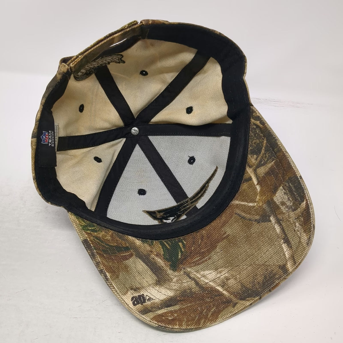 Reebok New England Patriots NFL Brown Camo Strapback OS Embroidered Cap Hat