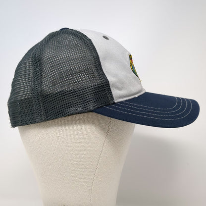 District Trucker Hat White Blue One Size Mesh Snapback Oregon Interagency Fire