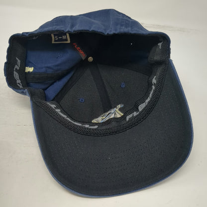 Volcom Baseball Cap Blue M Hawaii Stone Logo Flexfit Hat Embroidered Islands