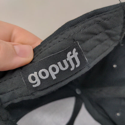 Gopuff Slideback Hat Black One Size Embroidered Adjustable 6 Panel