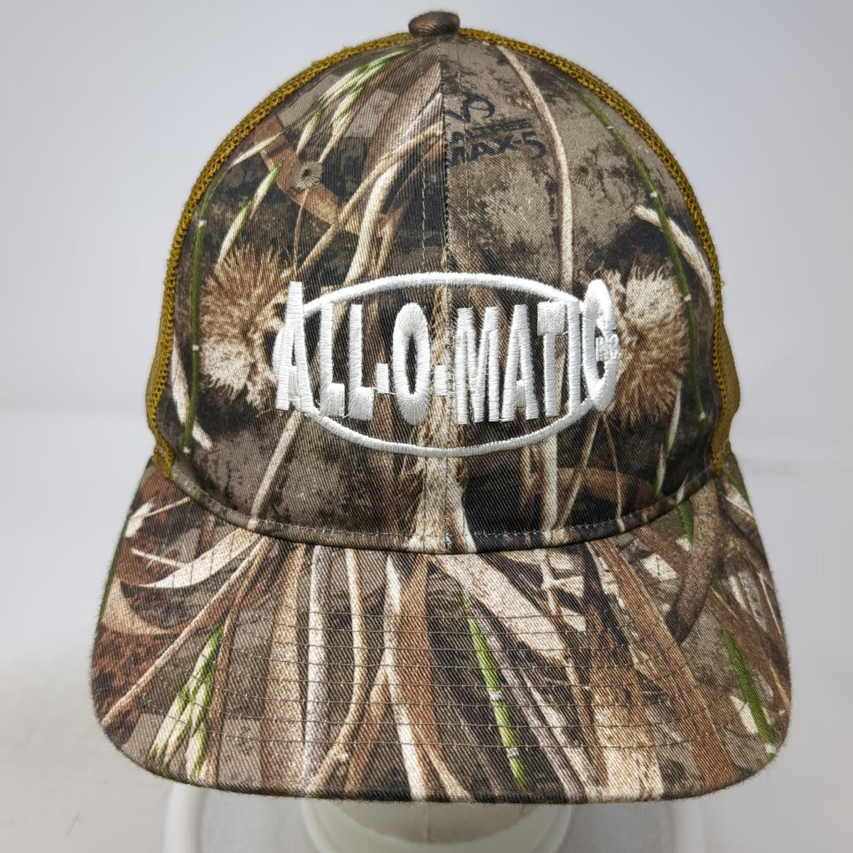 Richardson Trucker Hat Green One Size Allo-Matic Realtree Max-5 Camo Snapback