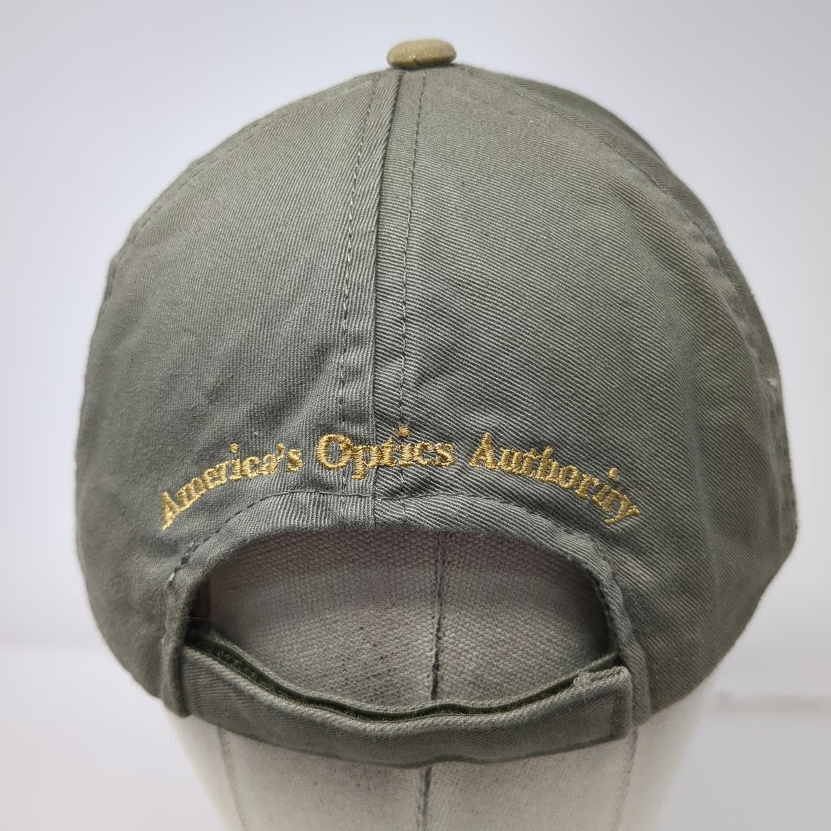 Bretmor Baseball Cap Green One Size Leupold Logo Optics Authority Strapback Hat