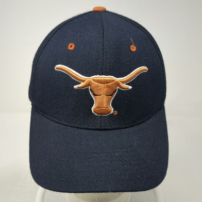 Texas Longhorns NCAA Zephyr Hat Black Orange White 7 5/8 Embroidered Logo Fitted