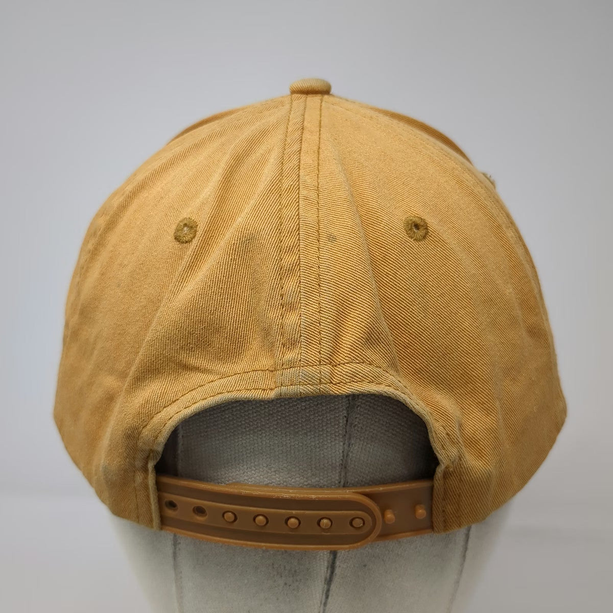 Volcom Snapback Hat Brown One Size Stone Logo Flat Brim 6-Panel Skateboarding