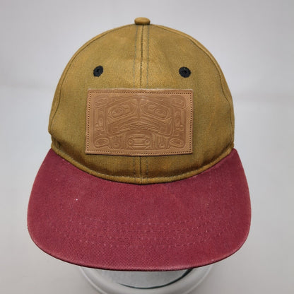 Native Northwest Snapback Hat Multi One Size Leather Patch Colorblock