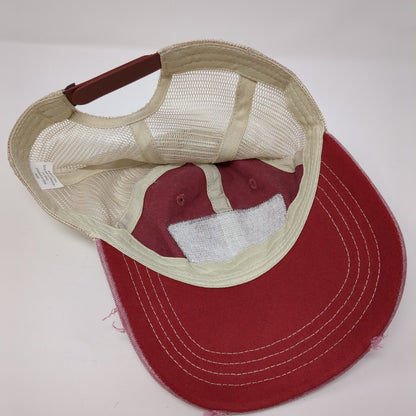 Tractor Supply Co. Patch Trucker Hat Red One Size Mesh Back Colorblock
