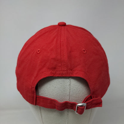 Disney Mickey Mouse Slideback Hat Red One Size 6 Panel Embroidered