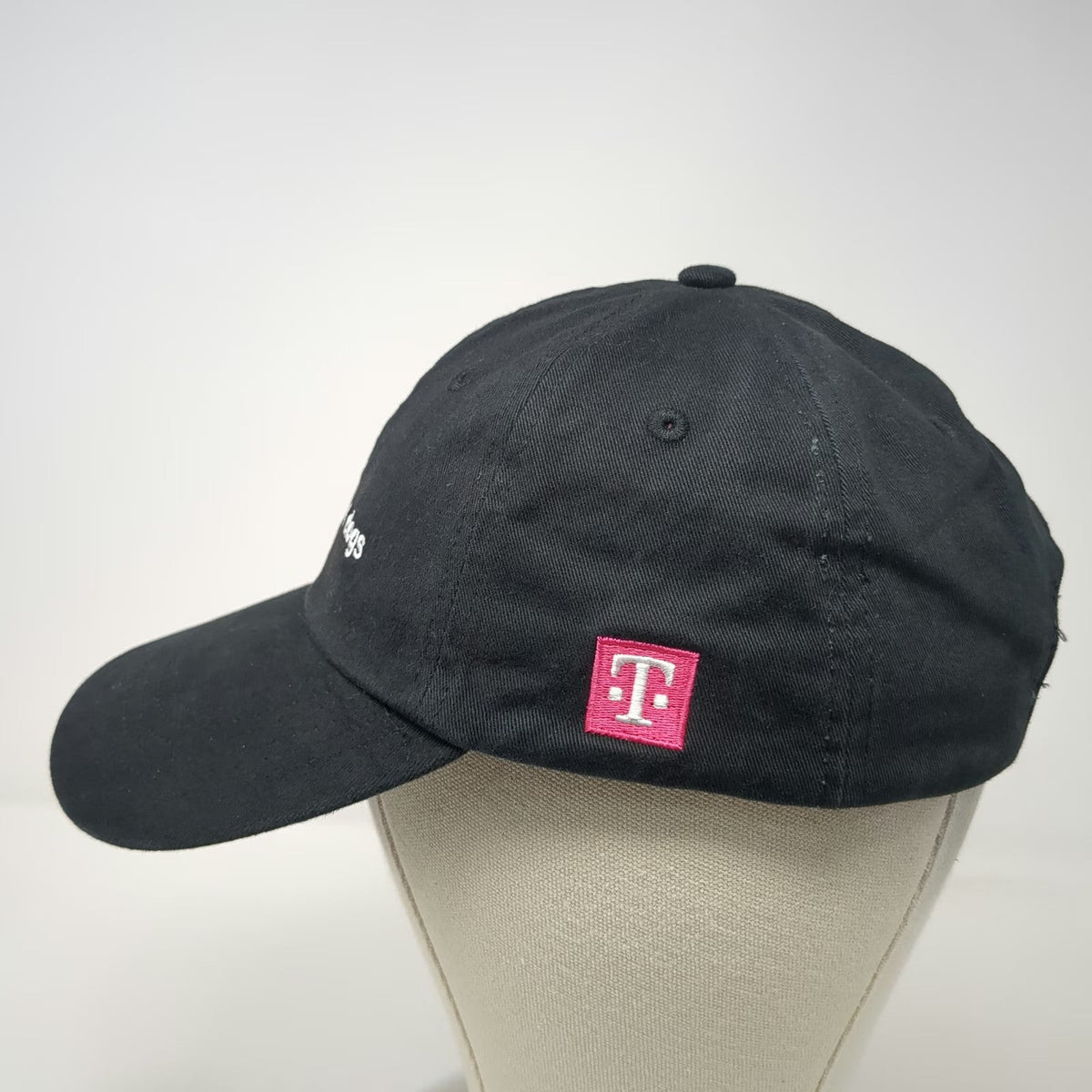 T-Mobile Fueled By Hot Dogs Hat Black One Size Baseball Cap Adjustable Slideback