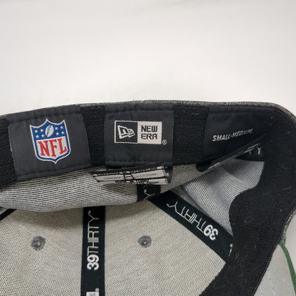 Green Bay Packers NFL New Era Gray Cap Hat M 39THIRTY Stretch Fit Heathered Logo