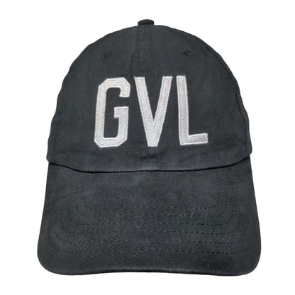 GVL ELevation Slideback Hat Black One Size Adjustable Embroidered Cotton BIG X