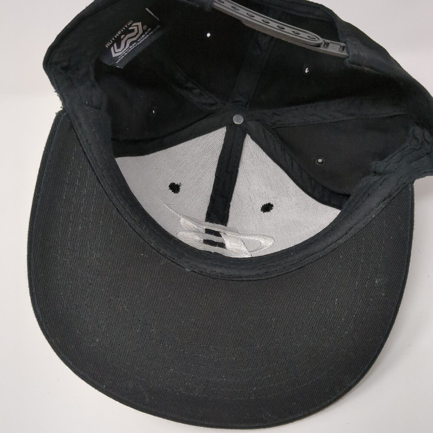 BodyBuilding.Com Snapback Hat Black One Size Adjustable Embroidered Cotton