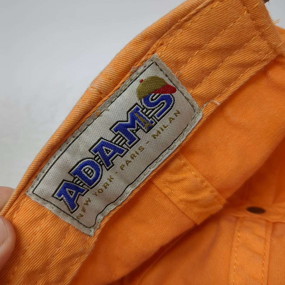 Adams Baseball Cap Orange One Size Alans of Boscawen Golf Scramble Bear NH Hat