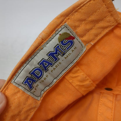 Adams Baseball Cap Orange One Size Alans of Boscawen Golf Scramble Bear NH Hat