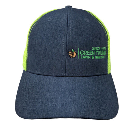 Green Thumb Lawn & Garden Snapback Mesh Back Trucker Hat Multi One Size
