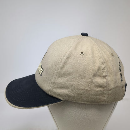 Gemini Sport Marketing Baseball Cap Beige Black One Size Bottom Line Fishing Hat