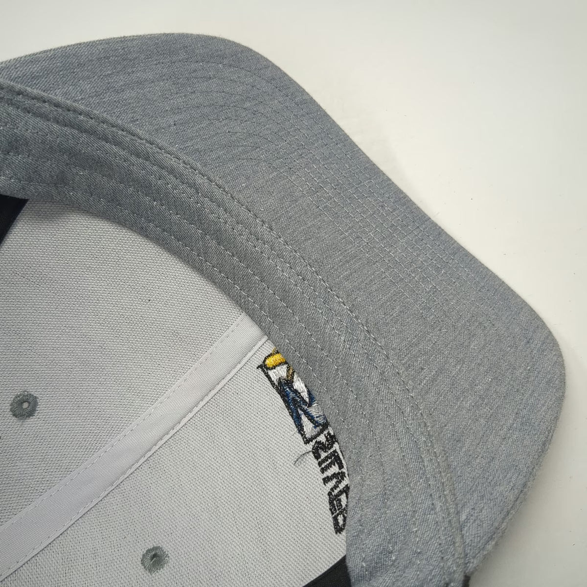 Richardson Trucker Hat Gray One Size Mesh Back Snapback Silver Creek Logo