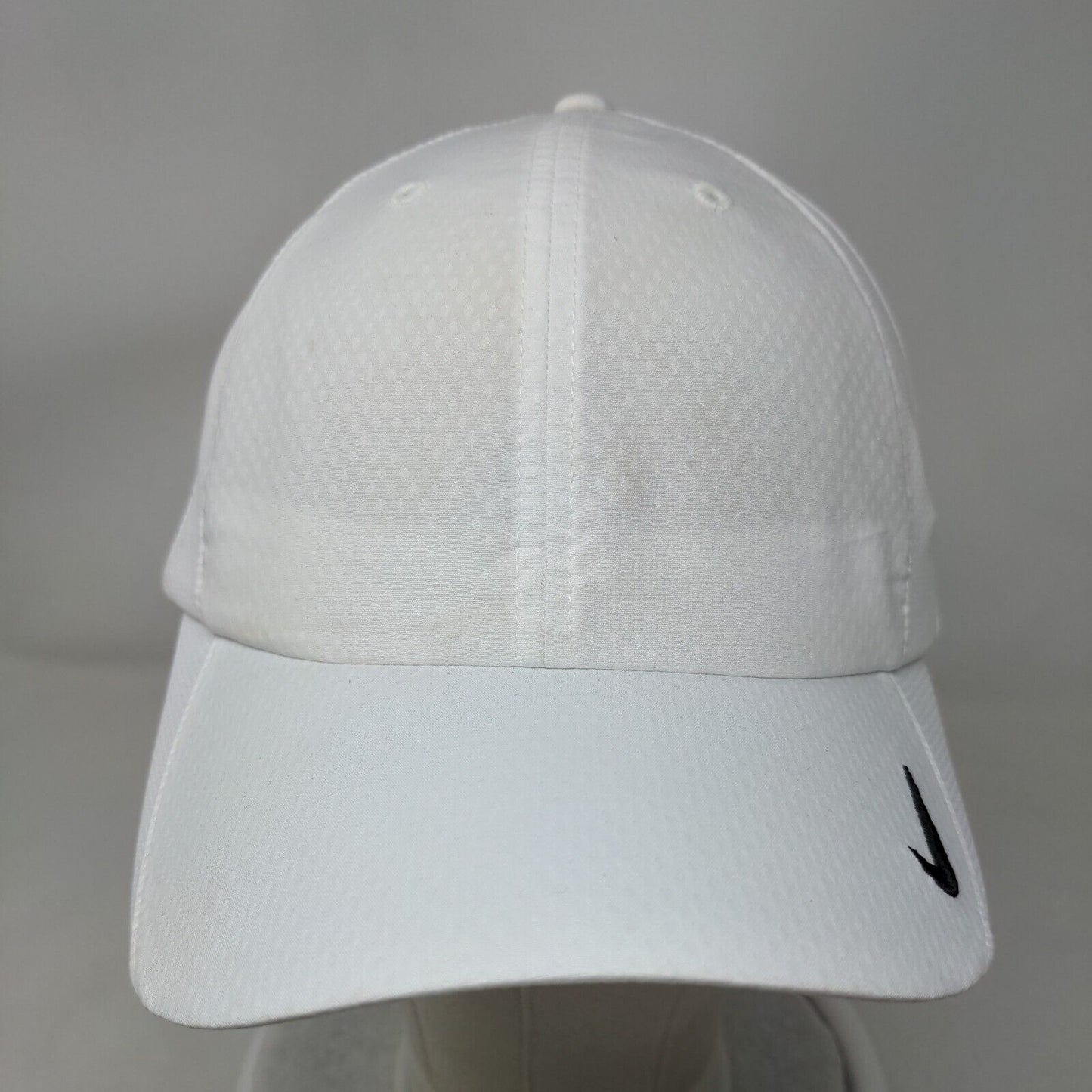 Nike Golf Strapback Hat White OSFM Adjustable Solid Heritage86 Dri-Fit