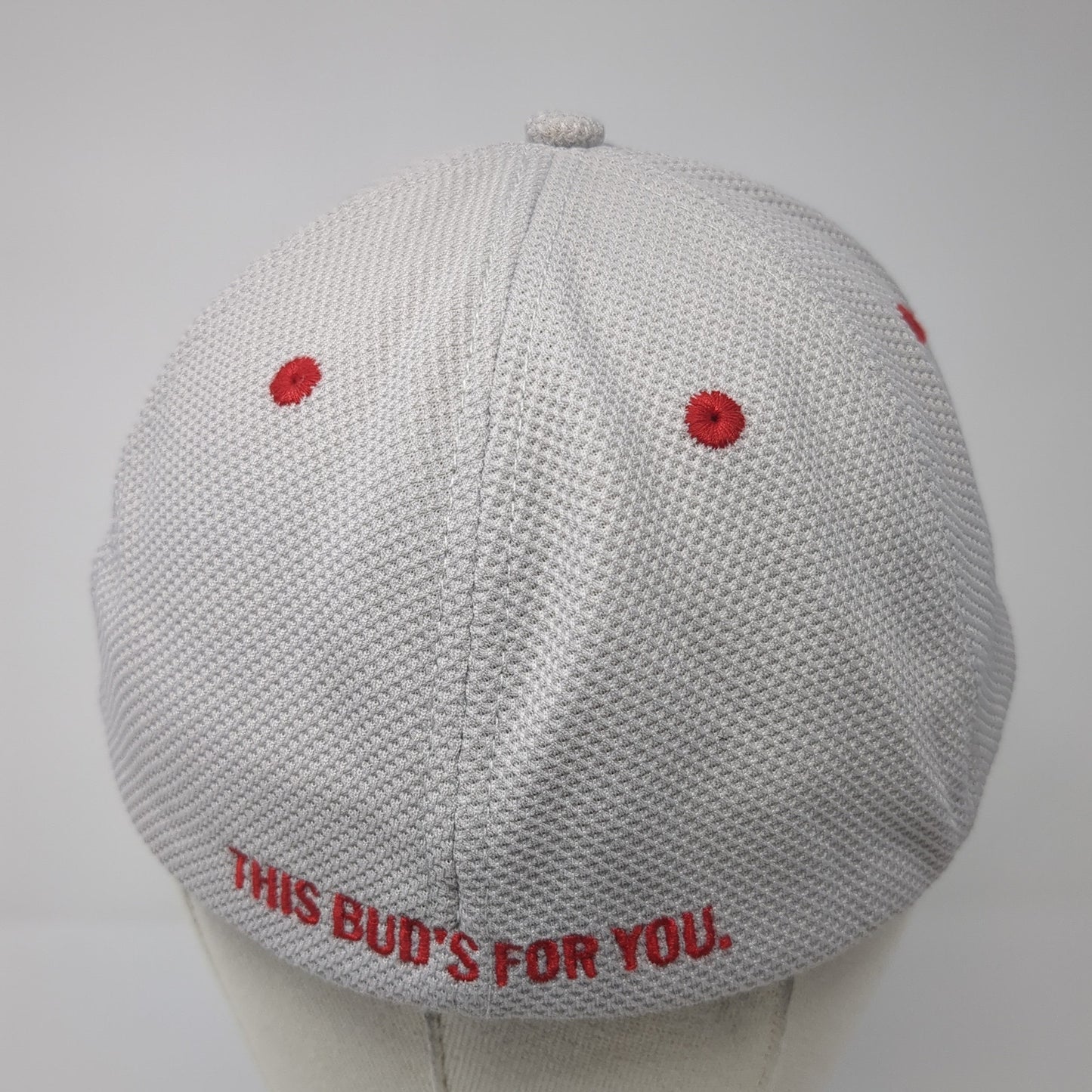 Budweiser Fitted Hat Gray Medium This Bud's For You K-Products Outdoor
