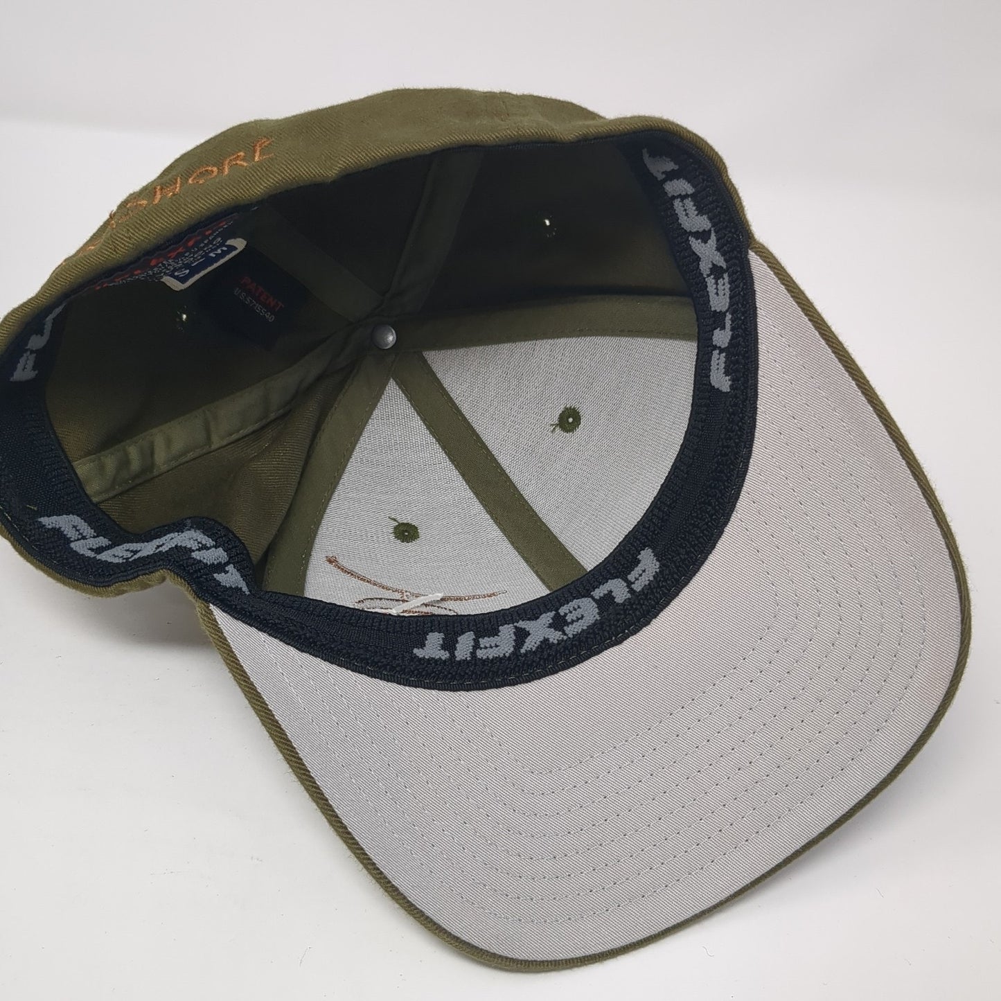 Parkshore Baseball Cap Brown Medium Lightweight Embroidered Flexfit Yupoong