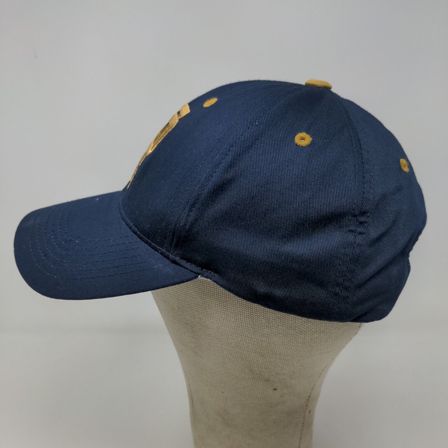 Captivating Headgear Men's Slideback Hat BLue OSFA Embroidered Notre Dame Irish