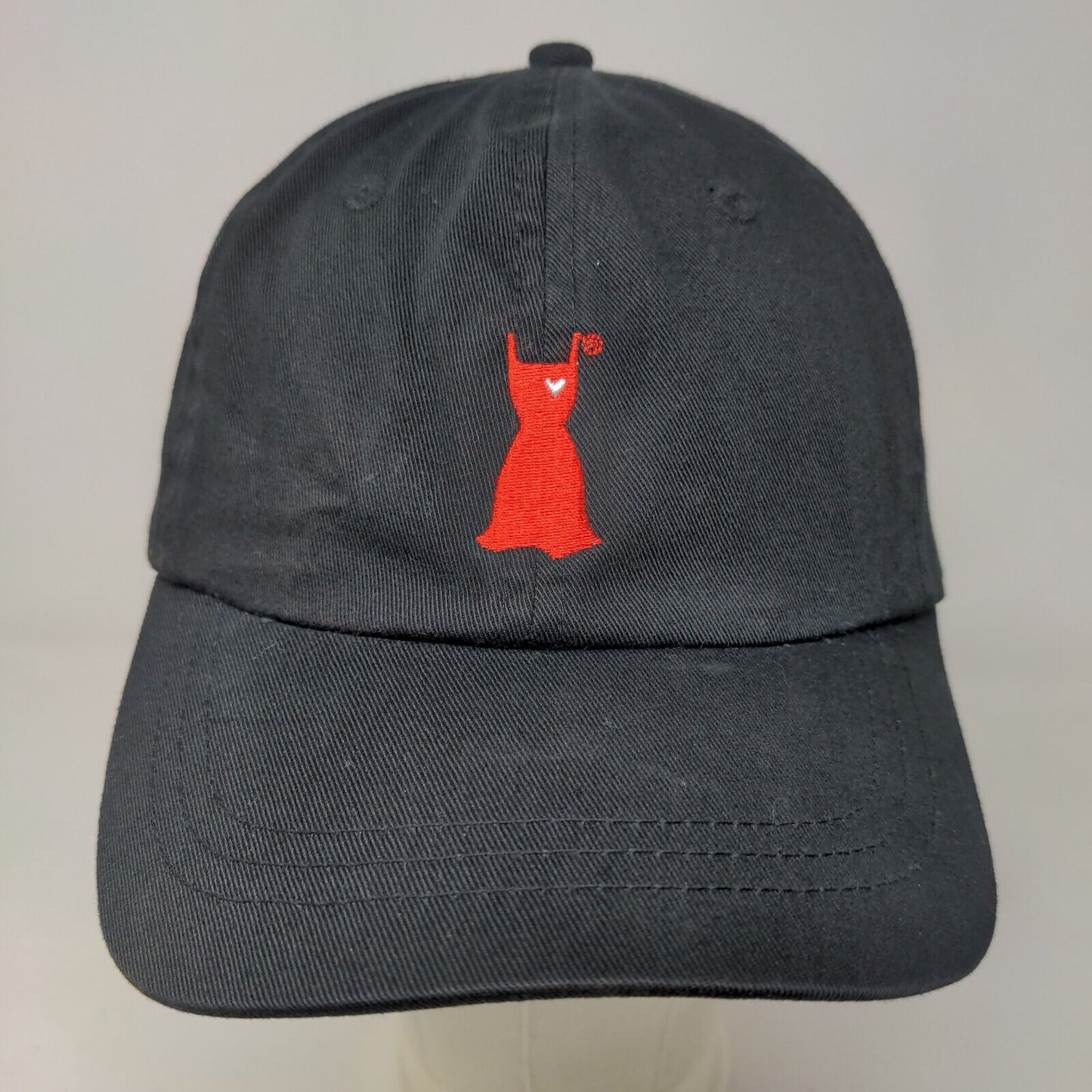 Share The Care Men's Strapback Hat Black Adjustable The Heart Truth Logo