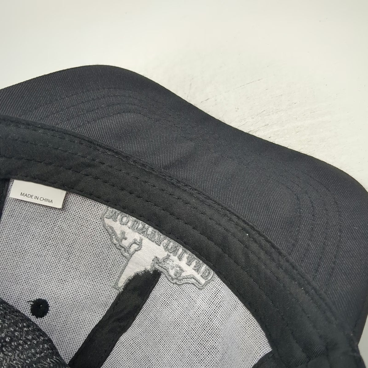 Cap America Trucker Hat Black One Size Mountainland Supply Company Idaho Mesh