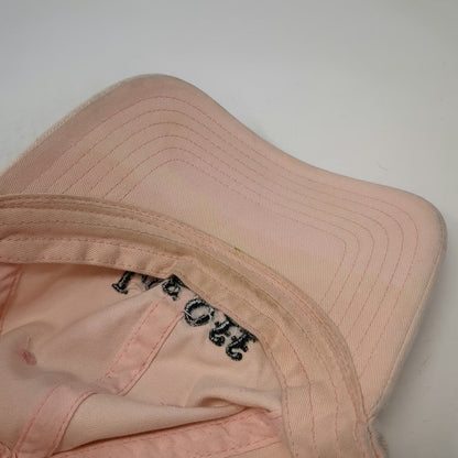 Aeropostale Baseball Cap Pink One Size Log Off Embroidered Cotton Slideback Hat