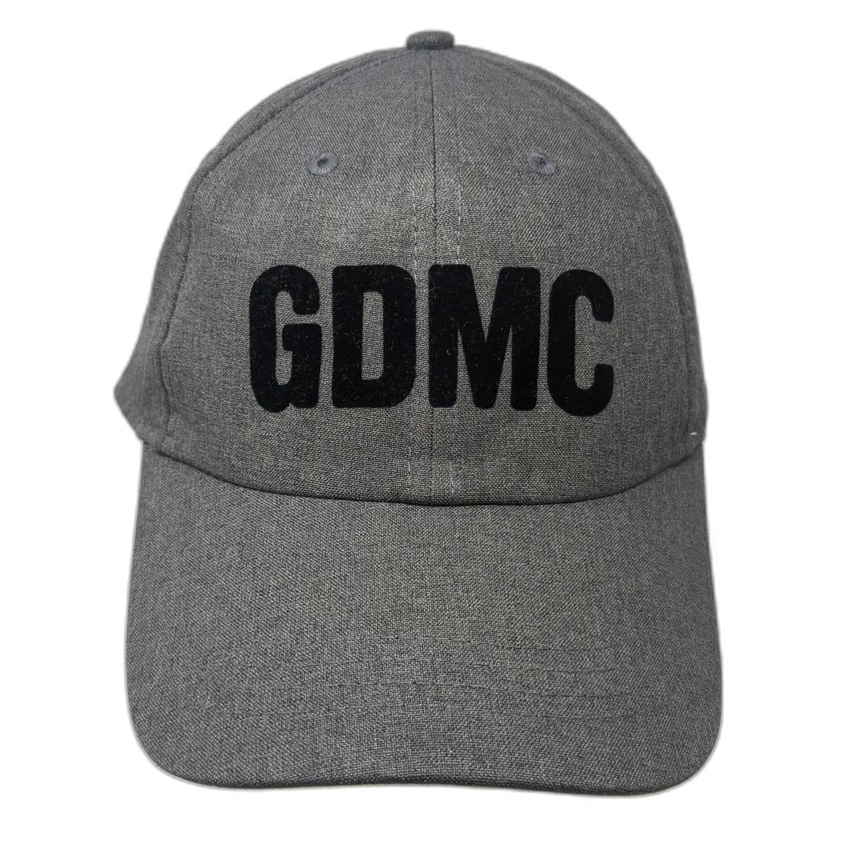 Imperial Baseball Cap Gray One Size GDMC Embroidered Logo Hat Slideback Strap