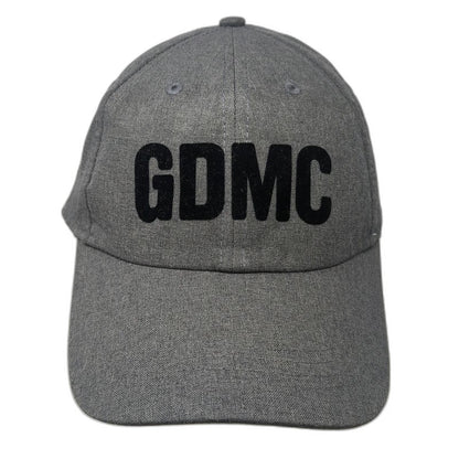 Imperial Baseball Cap Gray One Size GDMC Embroidered Logo Hat Slideback Strap