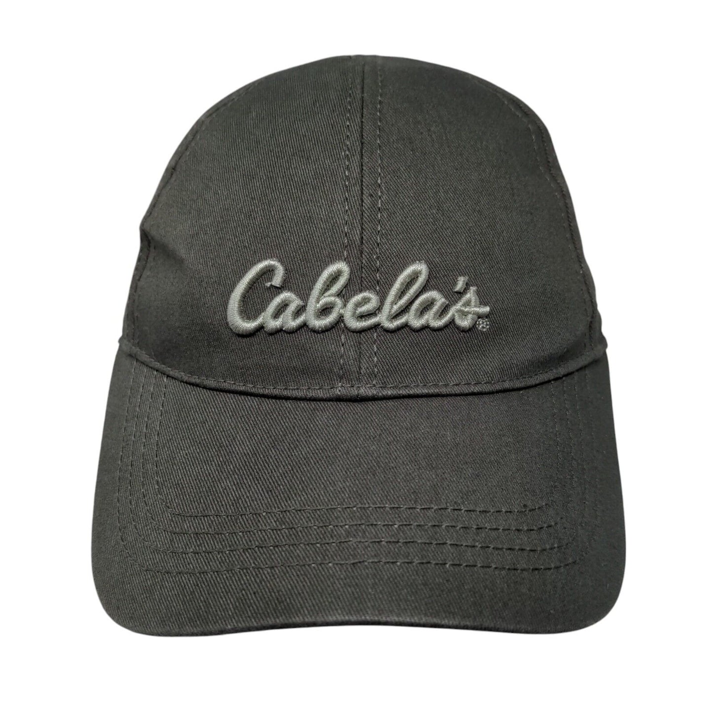 Cabela's Slideback Hat Green One Size Adjustable Embroidered 6 Panel Cotton