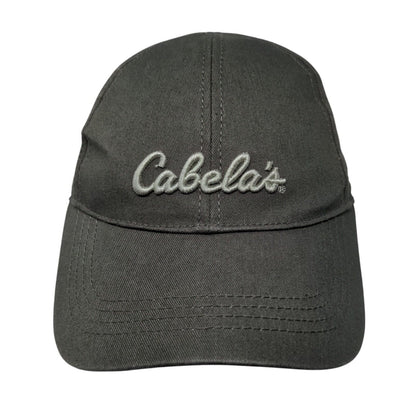 Cabela's Slideback Hat Green One Size Adjustable Embroidered 6 Panel Cotton